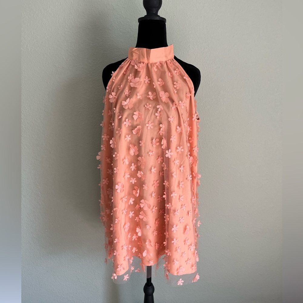 Beachsissi floral appliqué dress